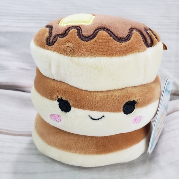 Squishmallows Rayen Pancake Stack 5 Inch Plush Stuffed Toy Snack Squad 2021 Tag - Picture 1 of 10